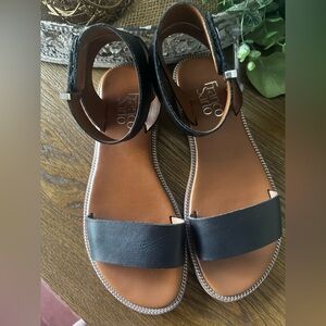 Franco Sarto Black and Brown Women's Sandals